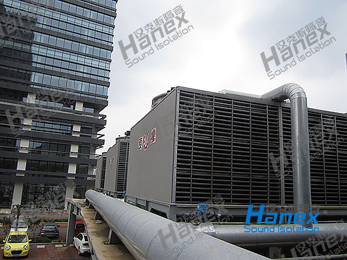濟南中海國際環宇城冷卻塔隔音降噪1