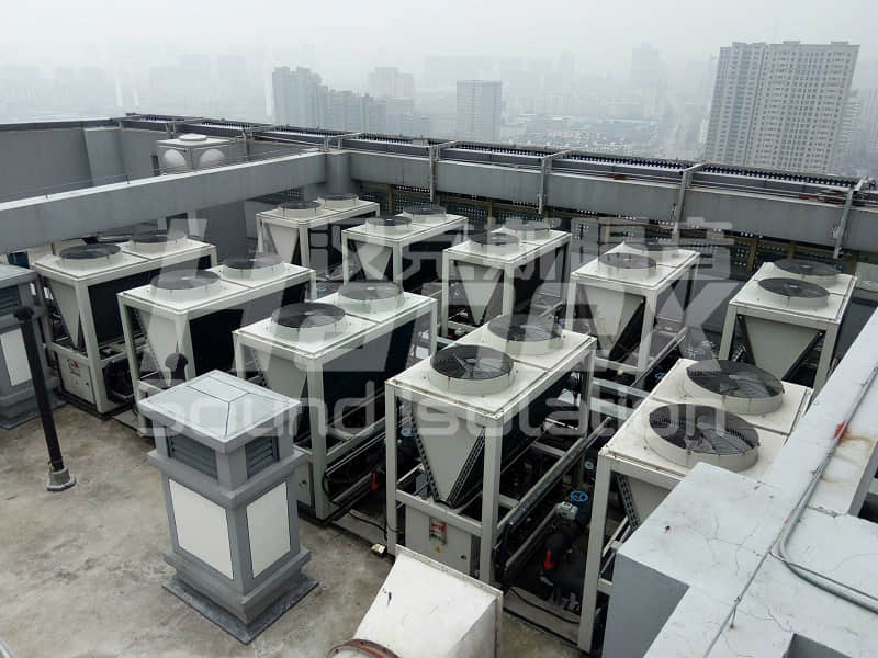 風冷熱泵機組噪聲治理項目案例-濟南市市政調度中心
